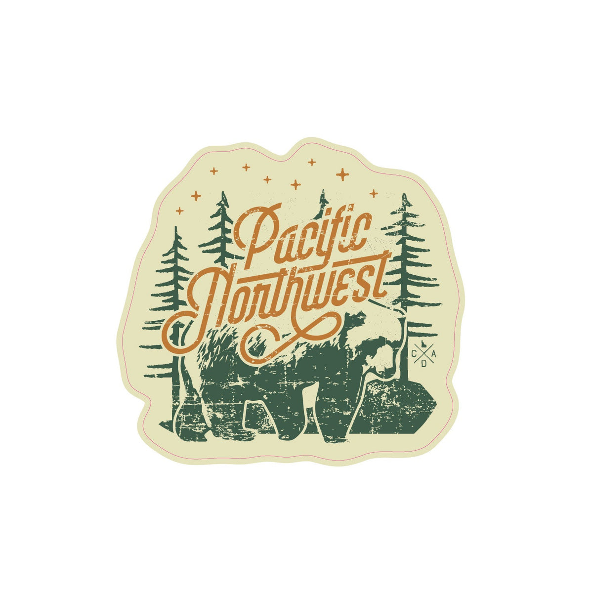 Pacific Northwest Big Bear Sticker