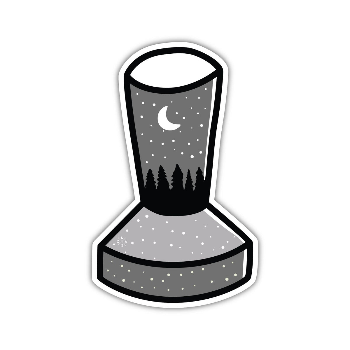 PNW Coffee Things - Tamper Sticker