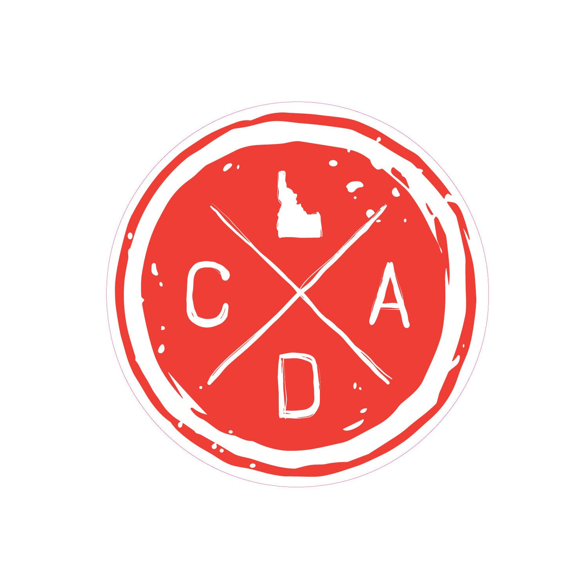 CDA Hand Drawn Circle Logo Sticker