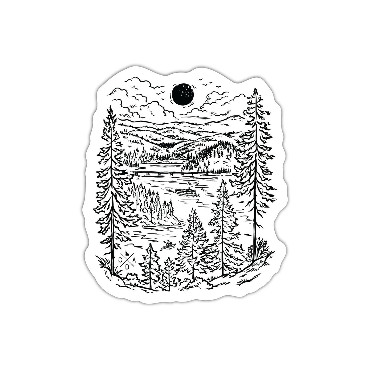 Beauty Bay Views Sticker