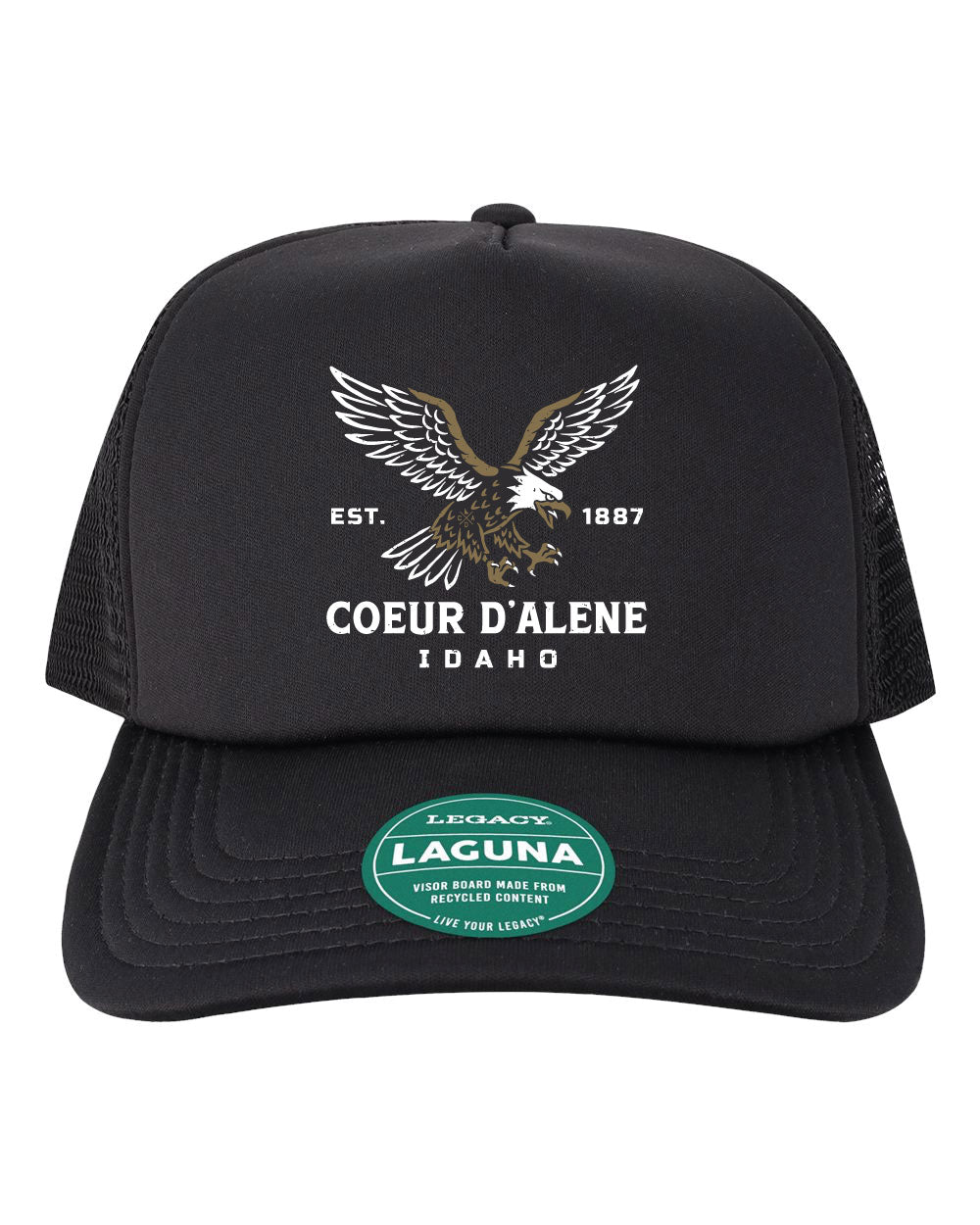 Coeur d'Alene Stooping Eagle Foam Hat