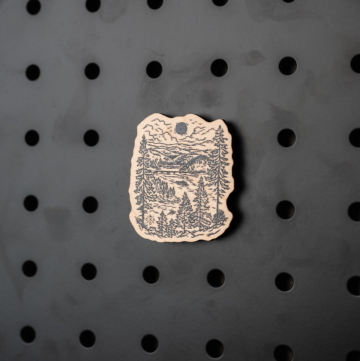 Coeur d'Alene Beauty Bay Views - Wooden Magnet (Printed)