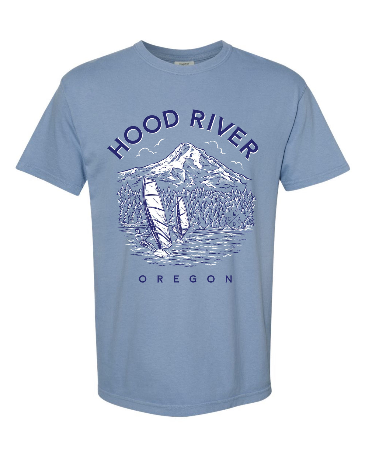 Hood River Wind Surfing Denim Tee
