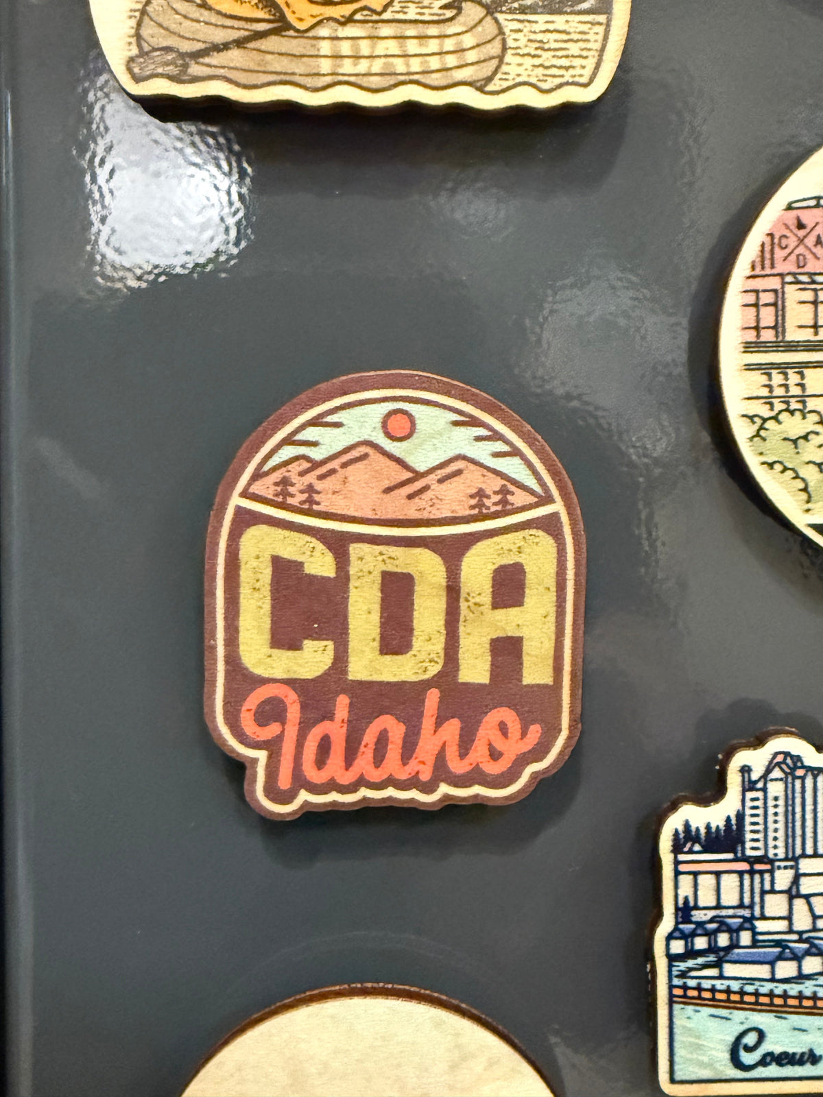 CDA Idaho Park - Wooden Magnet (Printed)
