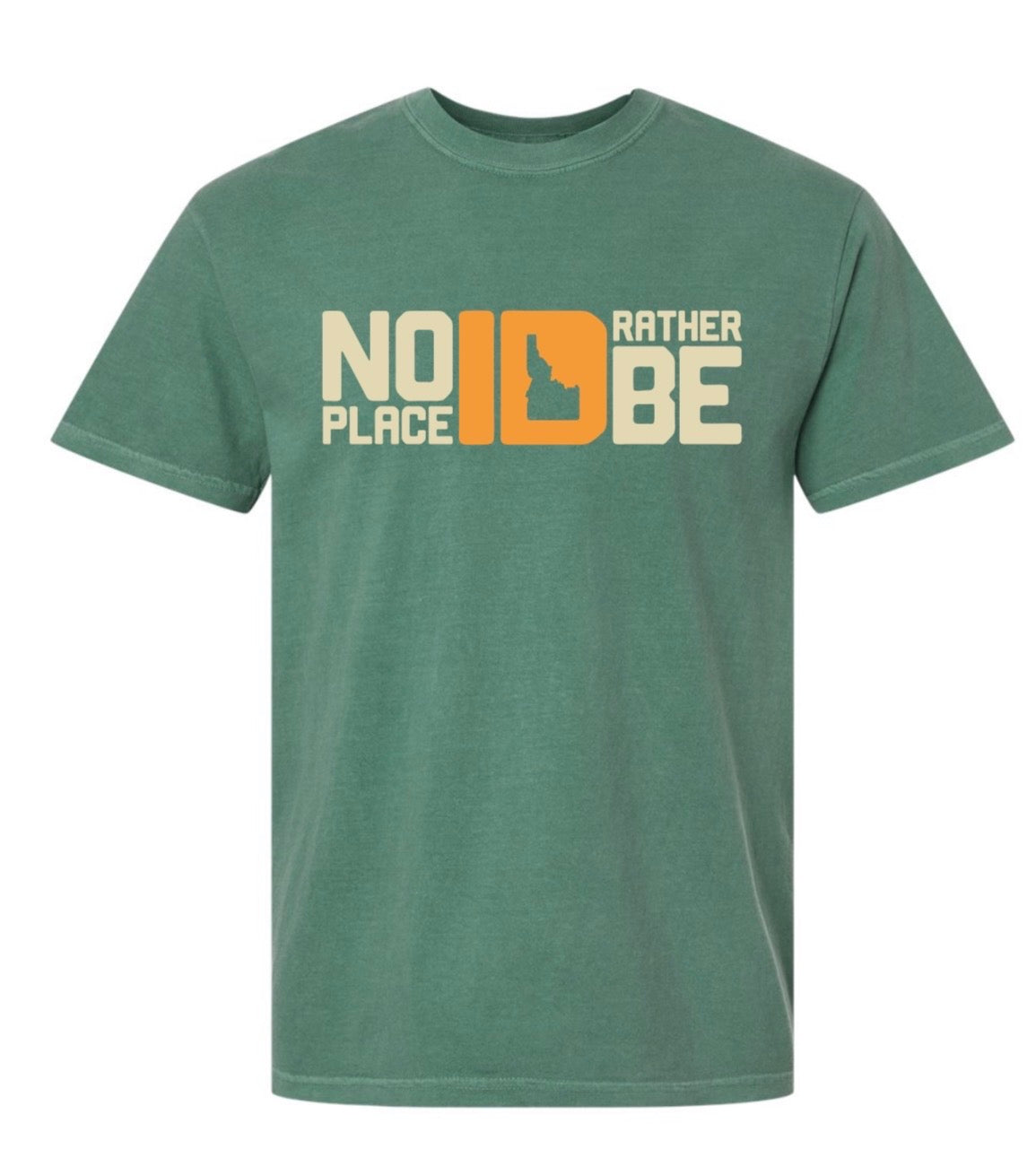 No Place ID Rather Be Tee - Light Green