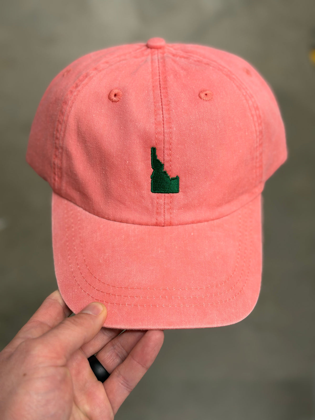The Idaho Shape Coral Pigment Dyed Hat