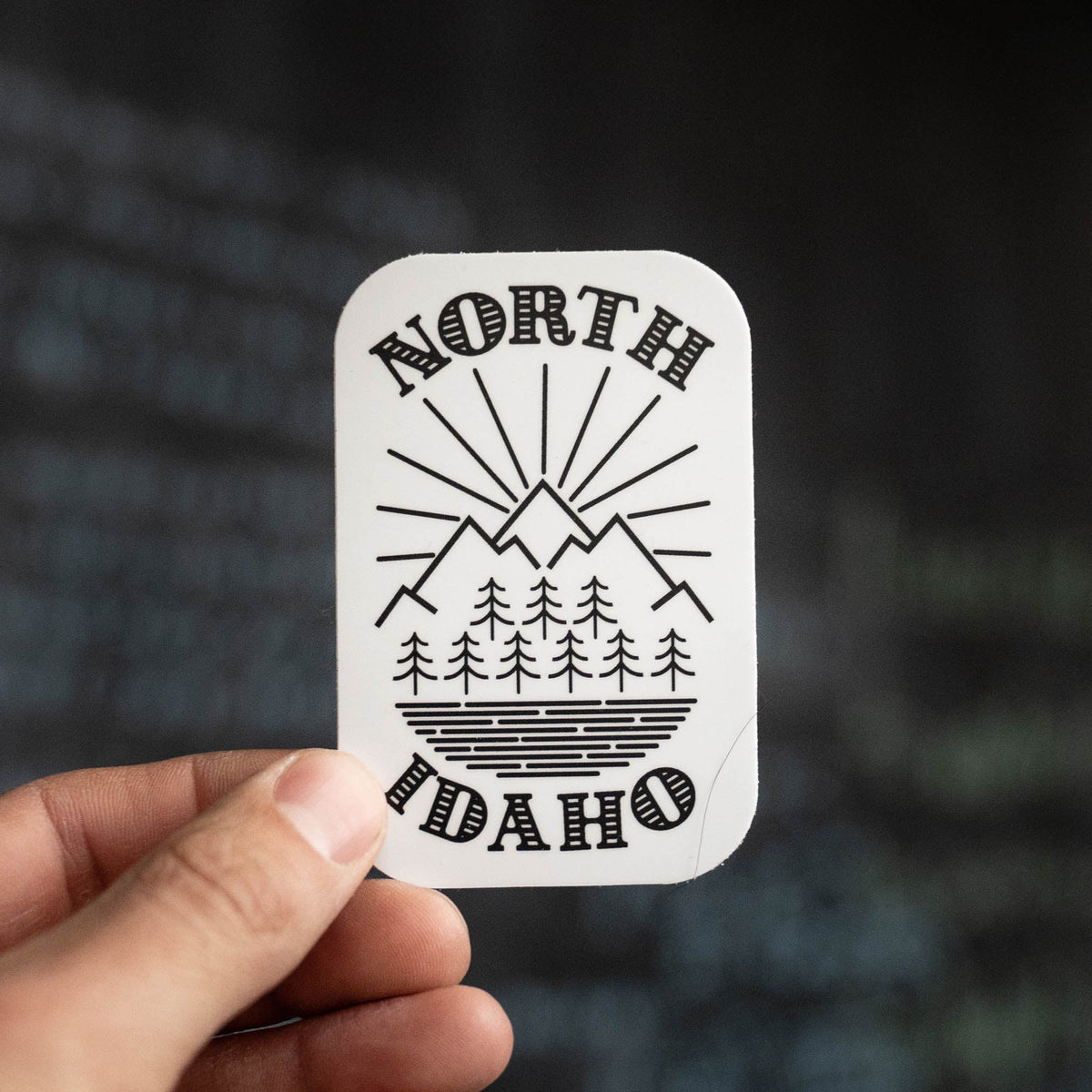 Retro North Idaho Sticker