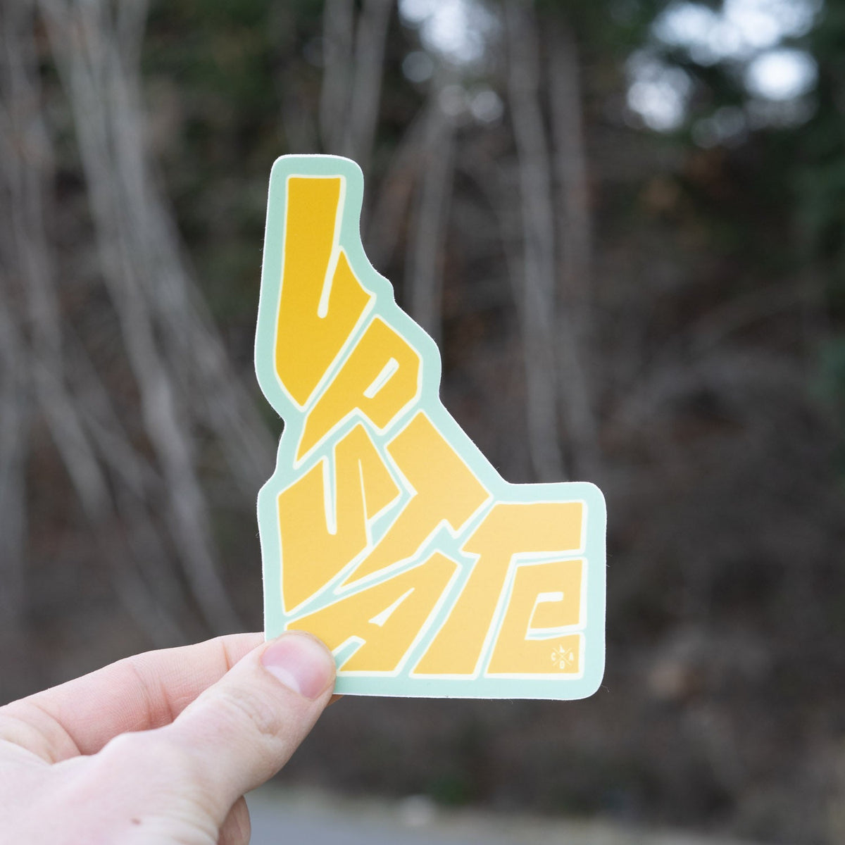 Upstate Idaho State Sticker