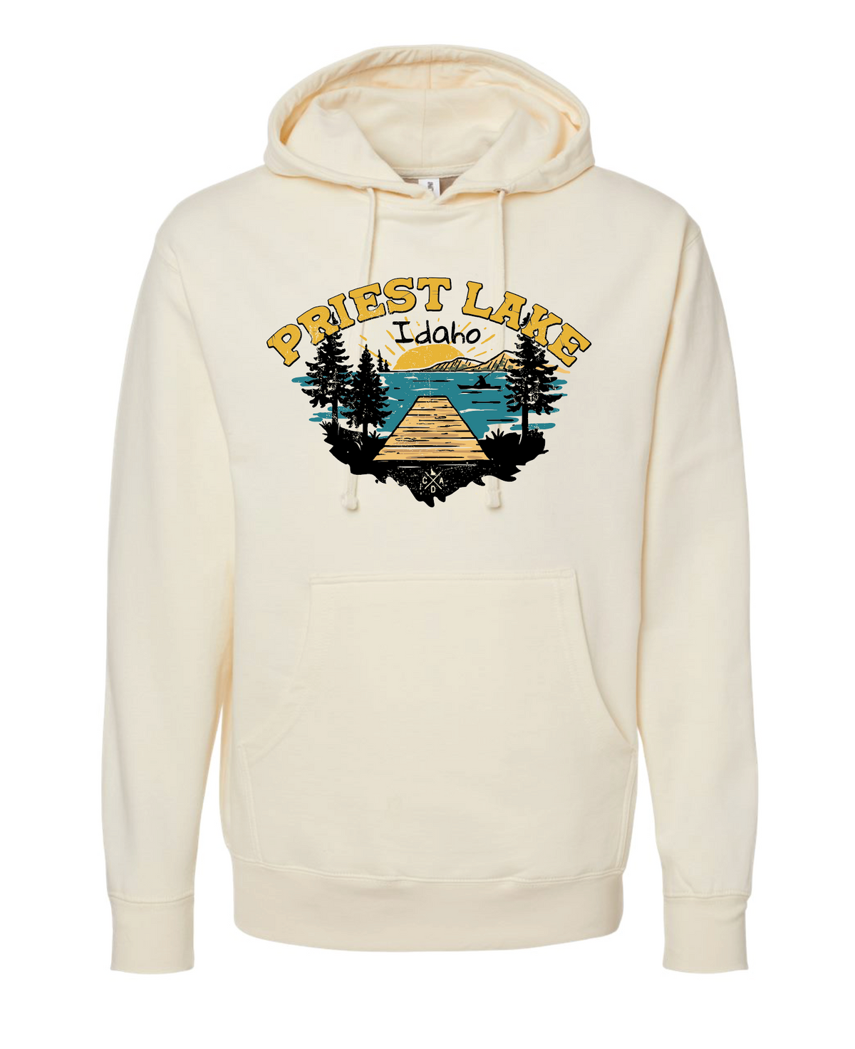 Priest Lake Hoodie - Bone (Midnight)