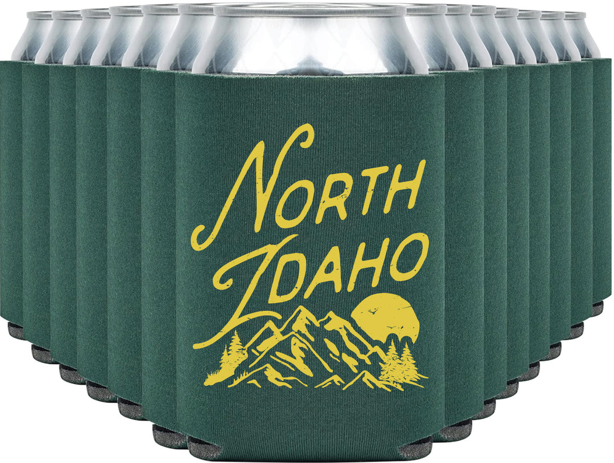 North Idaho Wilderness Coozie (Forest Green)