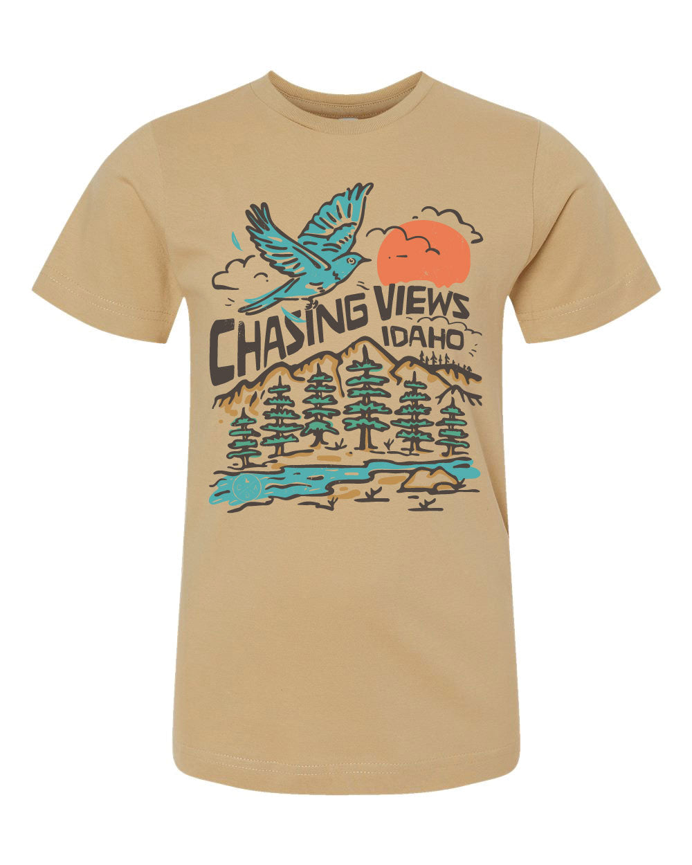 Chasing Views Idaho Kids Tee