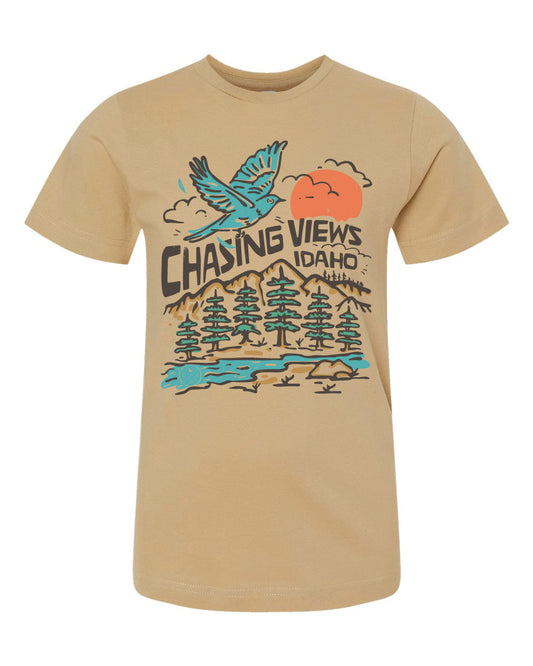 Chasing Views Idaho Kids Tee