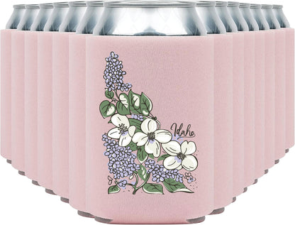 Idaho Syringa State Flower Coozie (Blush)