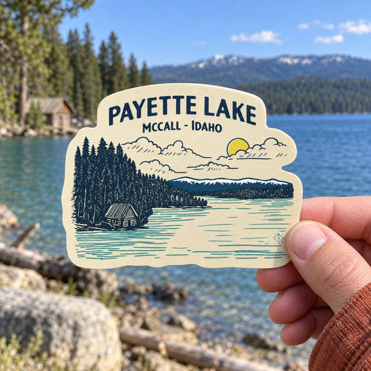 Payette Lake McCall Idaho Sticker