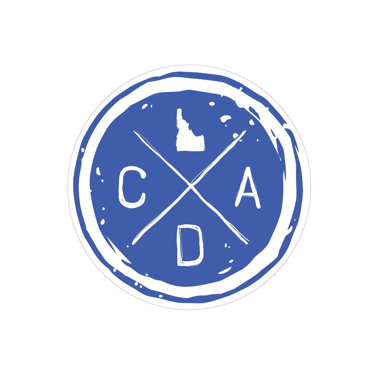 CDA Hand Drawn Circle Logo Sticker