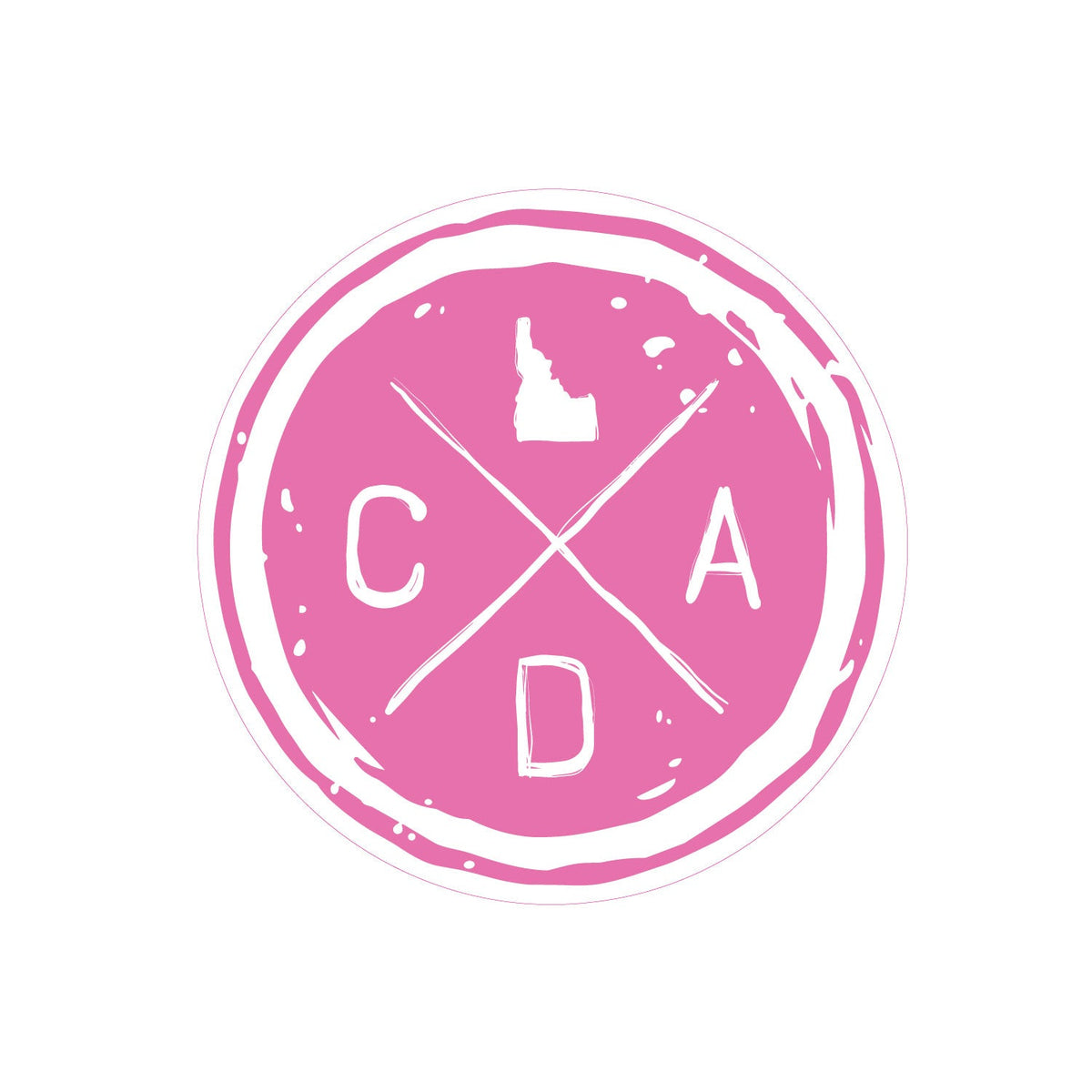 CDA Hand Drawn Circle Logo Sticker