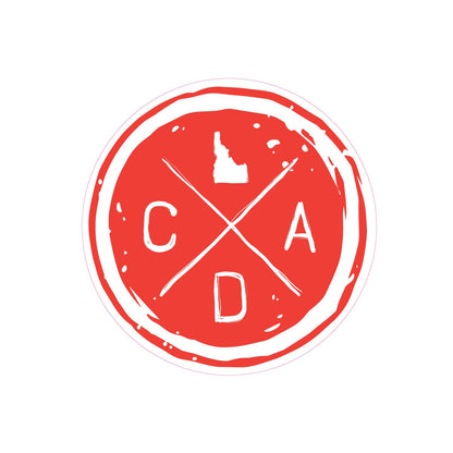 CDA Hand Drawn Circle Logo Sticker