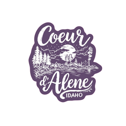 Coeur d'Alene Night Tubbs 2.0 Sticker