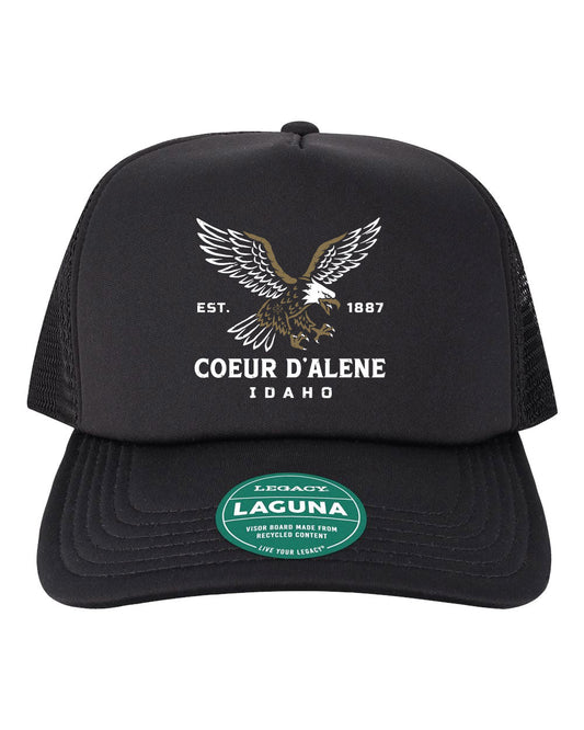 Coeur d'Alene Stooping Eagle Foam Hat