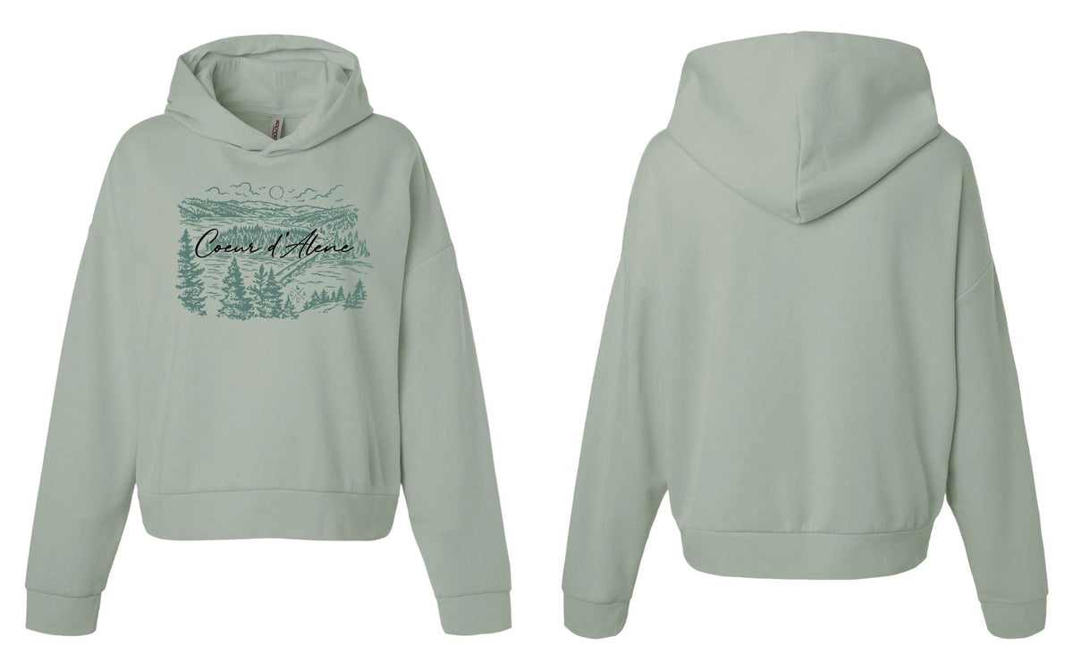 Blue Creek Bay Coeur d'Alene Women's Hoodie