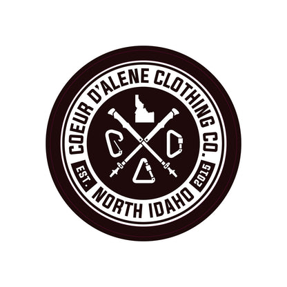 CDA Caribiner Logo Sticker