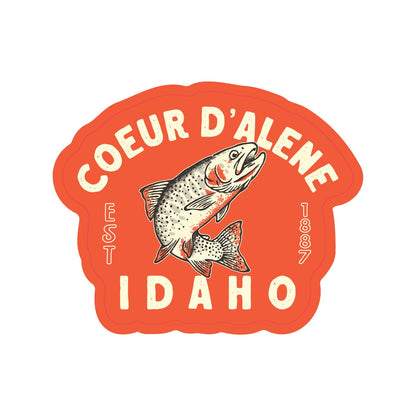 Coeur d'Alene Cutthroat Trout Sticker