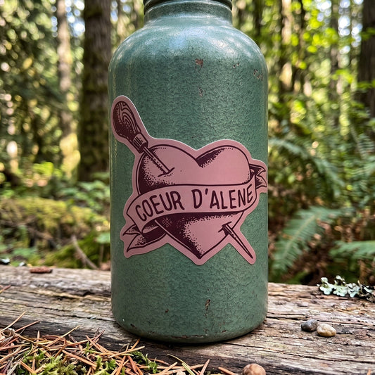 Heart of the Awl Sticker
