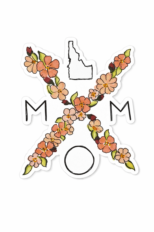 Idaho Mom Boquette Sticker