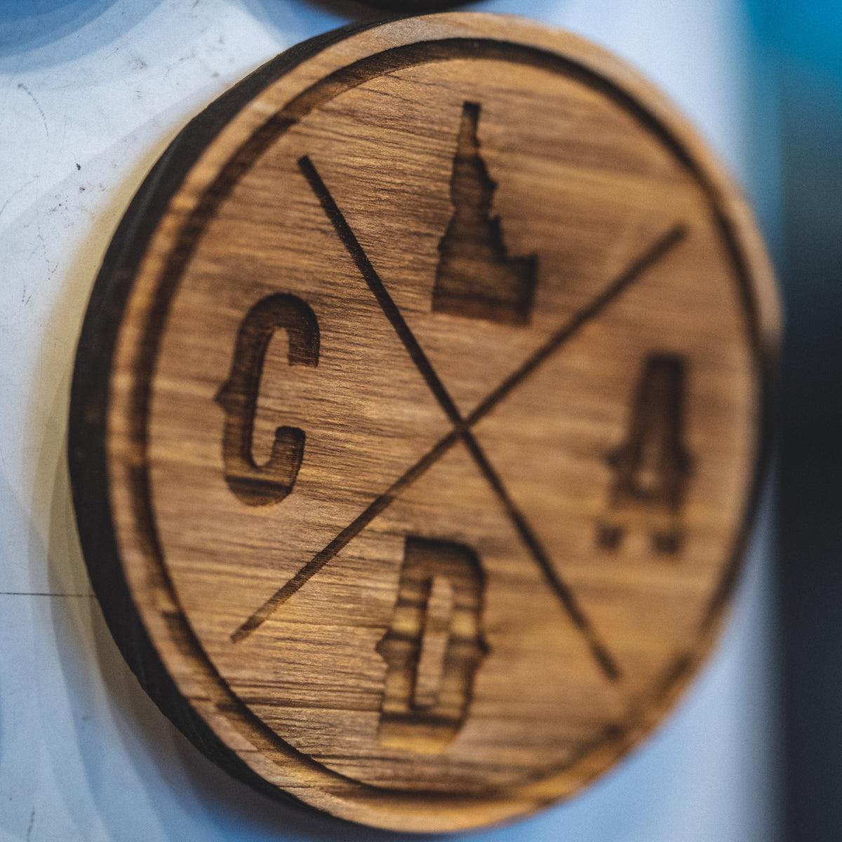 Bold CDA Logo Wooden Magnet (Engraved)