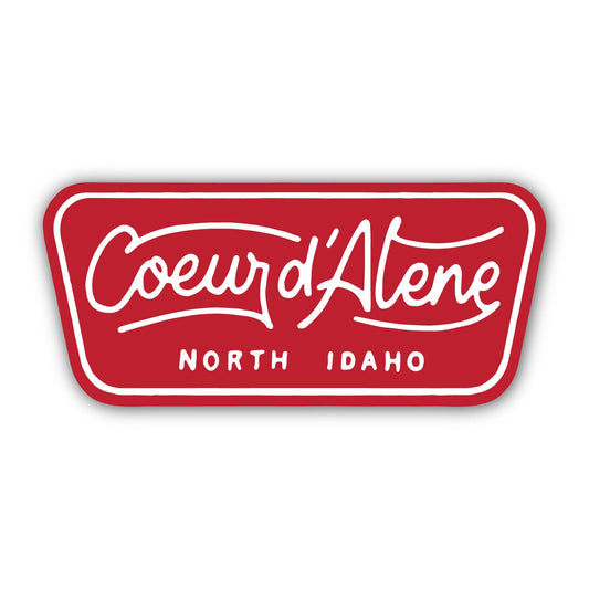 Classy Coeur d'Alene North Idaho Sticker