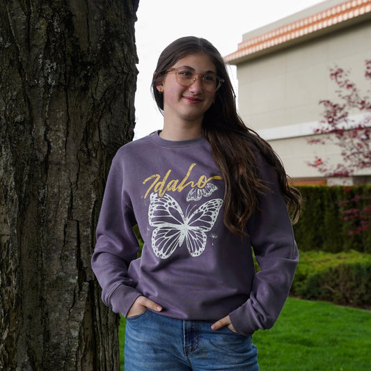 Idaho Monarch Butterfly Sweatshirt