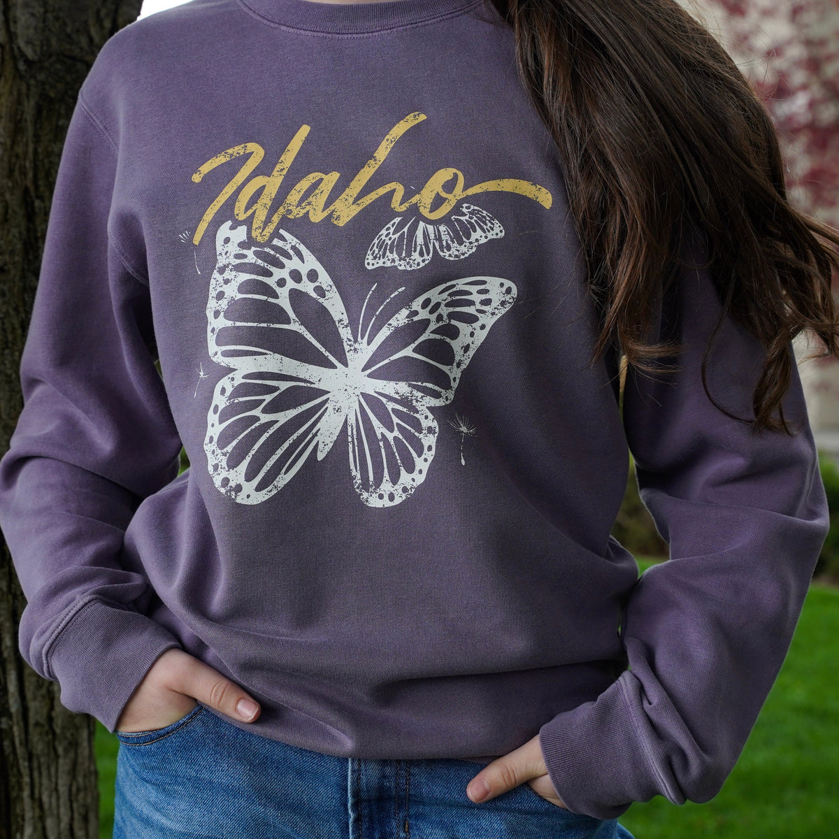Idaho Monarch Butterfly Sweatshirt