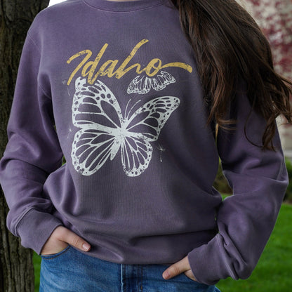 Idaho Monarch Butterfly Sweatshirt