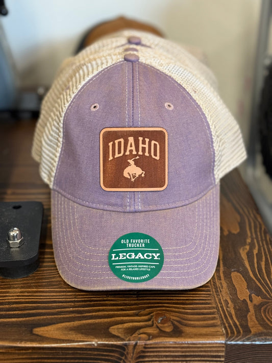 Idaho Collegiate Cowboy Vintage Hat (Lavender/Khaki)