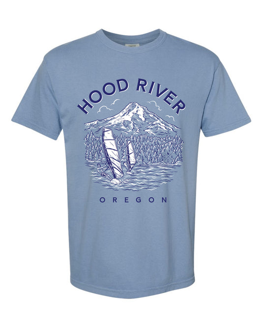 Hood River Wind Surfing Denim Tee