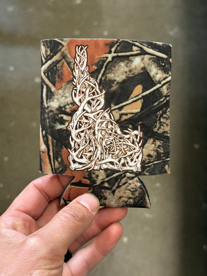 Idaho Antler Coozie (Natural Camo)