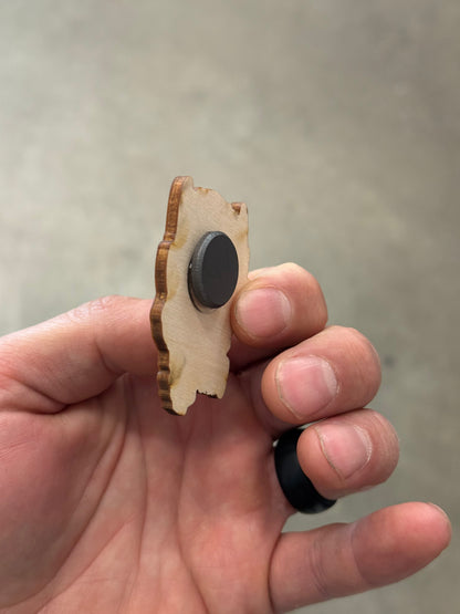 PNW Buffalo - Wooden Magnet (Printed)