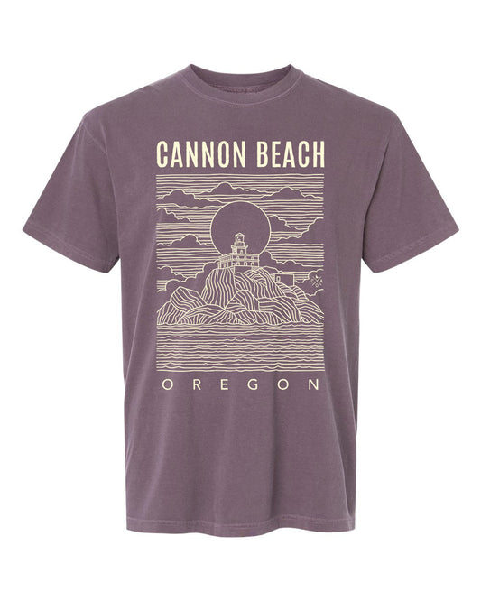 Tillamook Rock Lighthouse Cannon Beach Tee