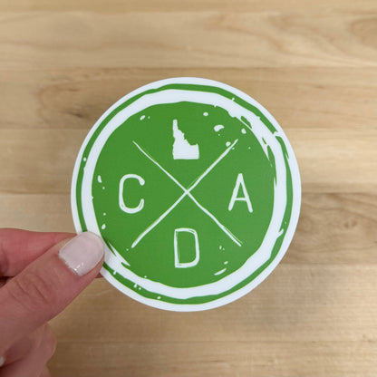 CDA Hand Drawn Circle Logo Sticker