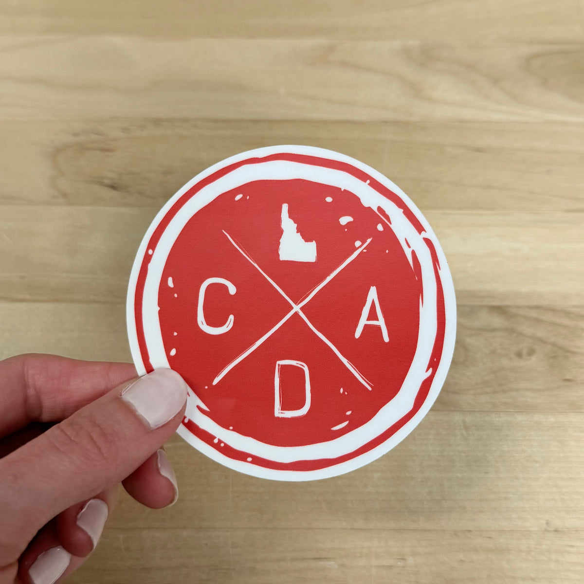 CDA Hand Drawn Circle Logo Sticker
