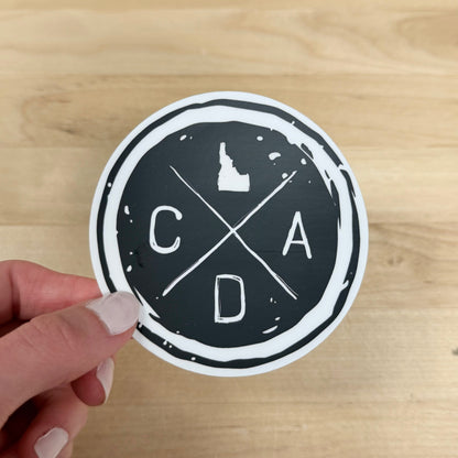 CDA Hand Drawn Circle Logo Sticker