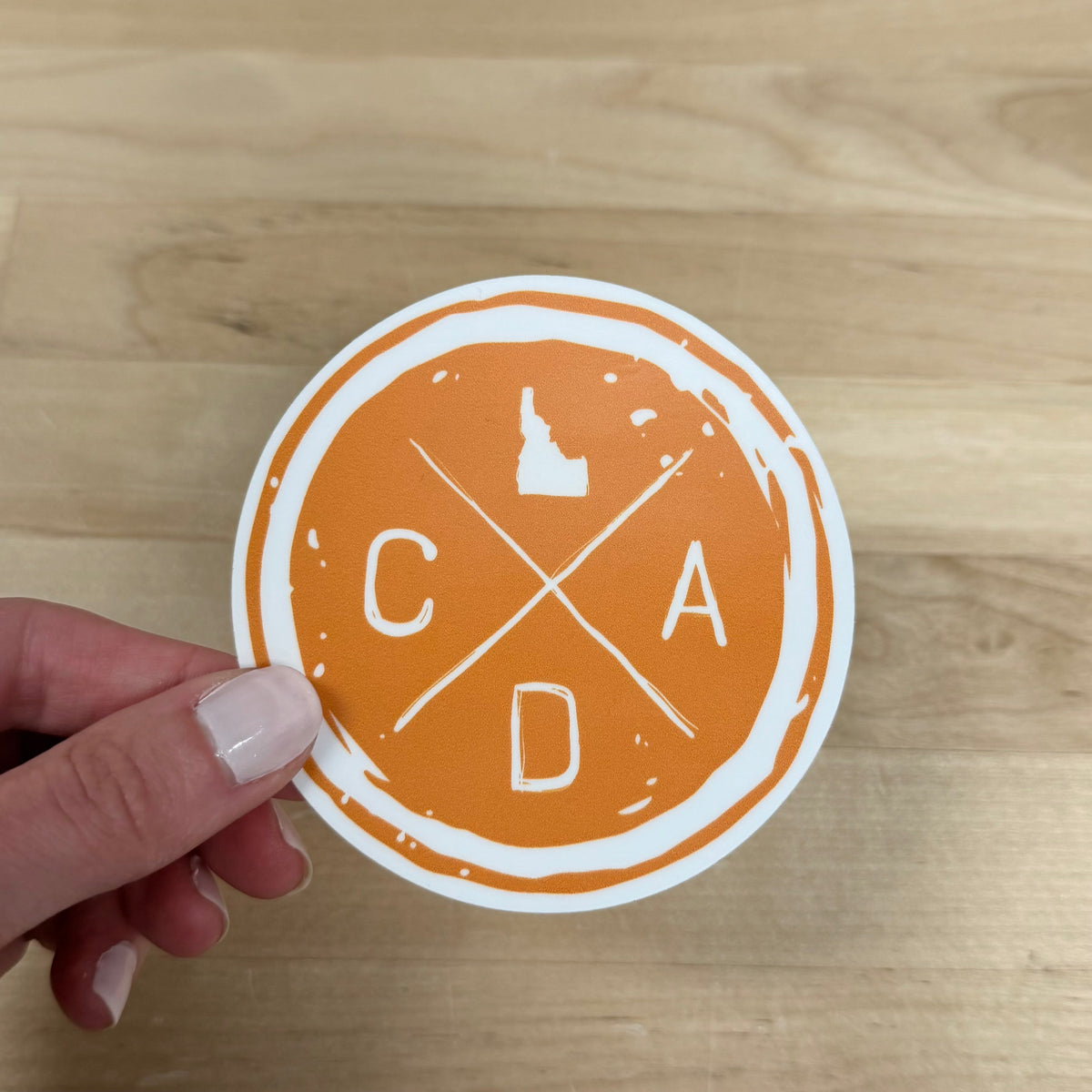 CDA Hand Drawn Circle Logo Sticker