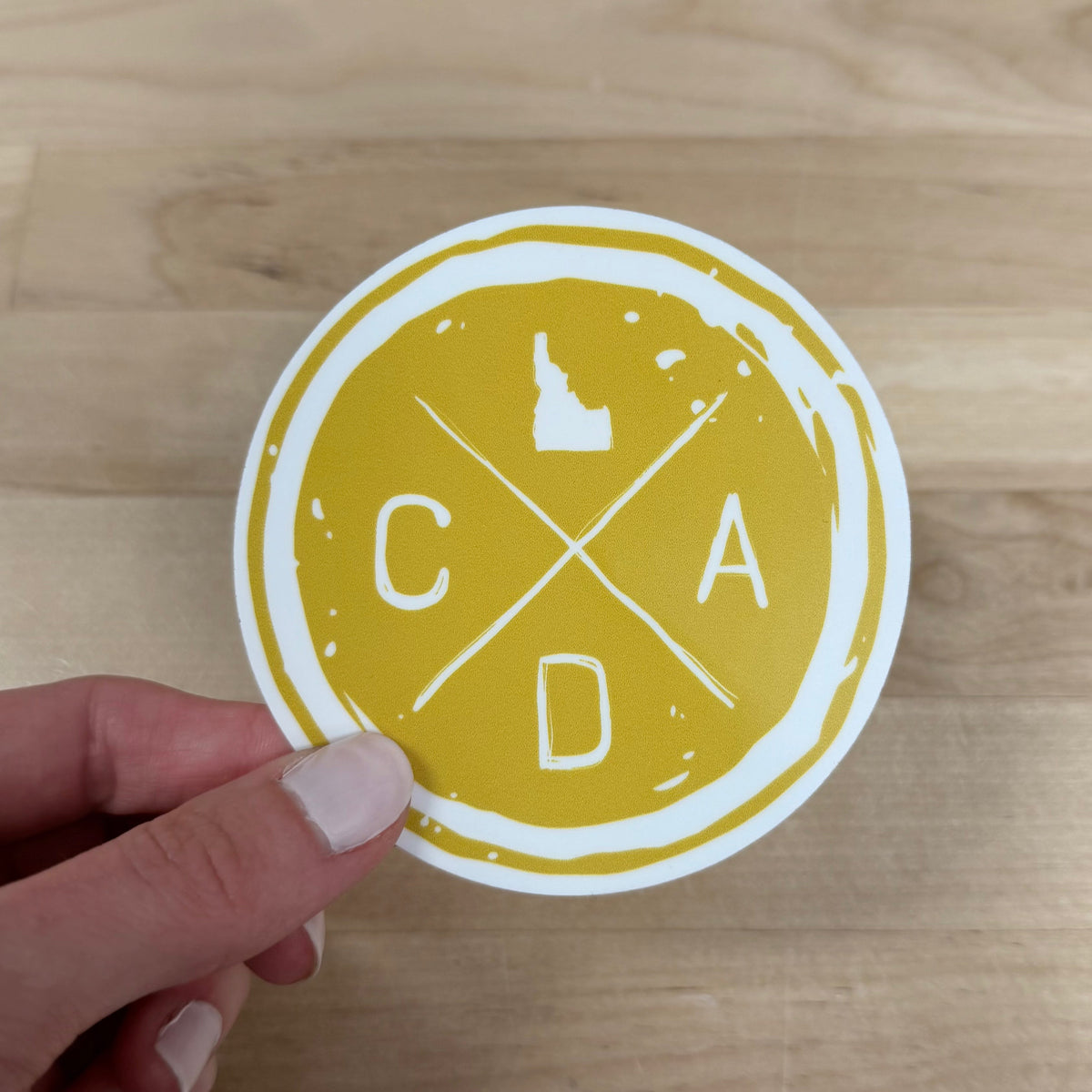 CDA Hand Drawn Circle Logo Sticker