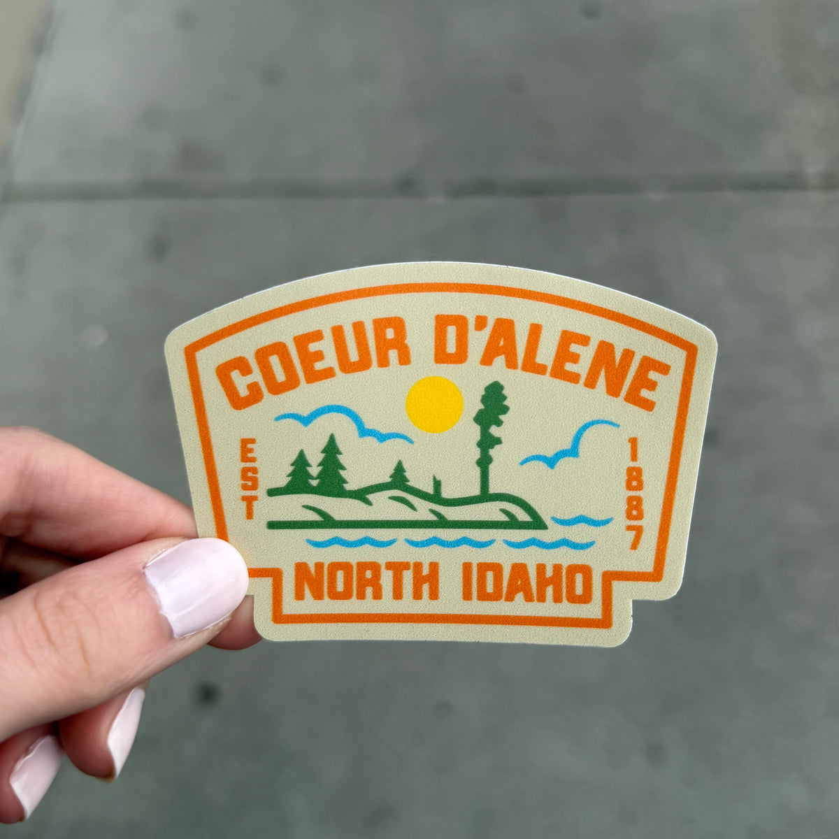 Tubbs Summer Shoreline Sticker