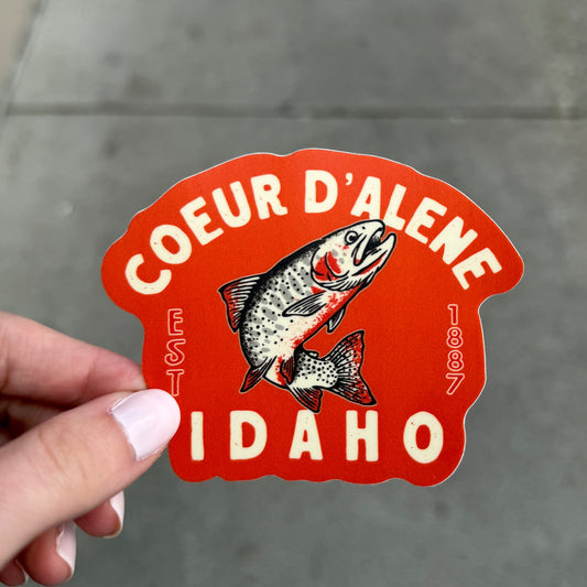 Coeur d'Alene Cutthroat Trout Sticker