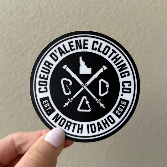 CDA Caribiner Logo Sticker