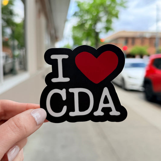 I Love CDA Sticker