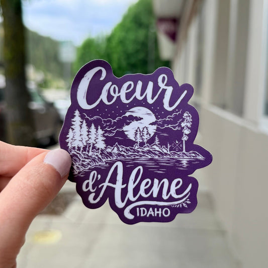 Coeur d'Alene Night Tubbs 2.0 Sticker