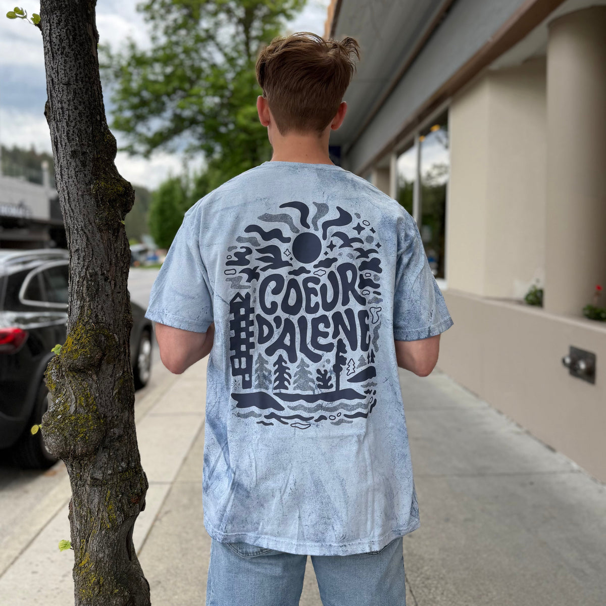 Coeur d'Alene Sunny Daze Tee - Ocean