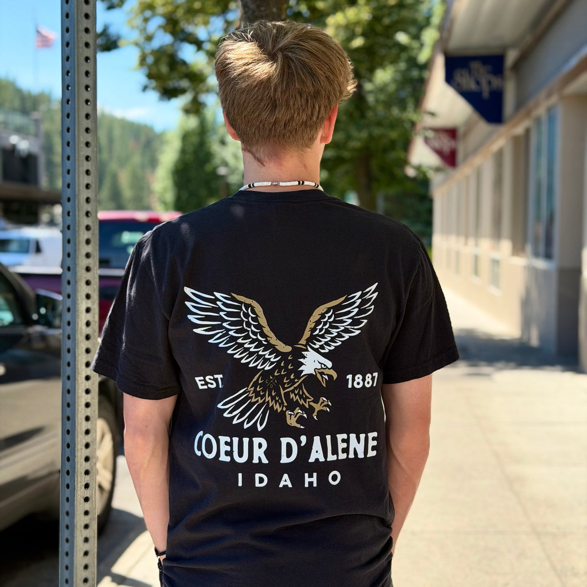 Coeur d'Alene Stooping Eagle Tee